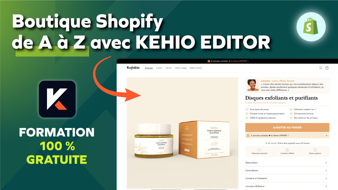 Load video: Création de boutique